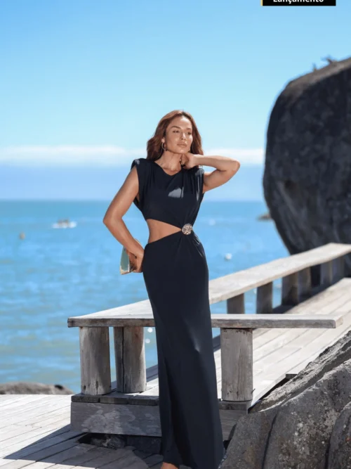 Vestido Lila Preto